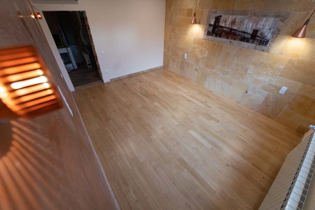 Cernei street parquet with natural oil
